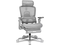 Silla Gaming ALPHA GAMMER Swell Grey (Peso Máximo: 130 kg - Gris)