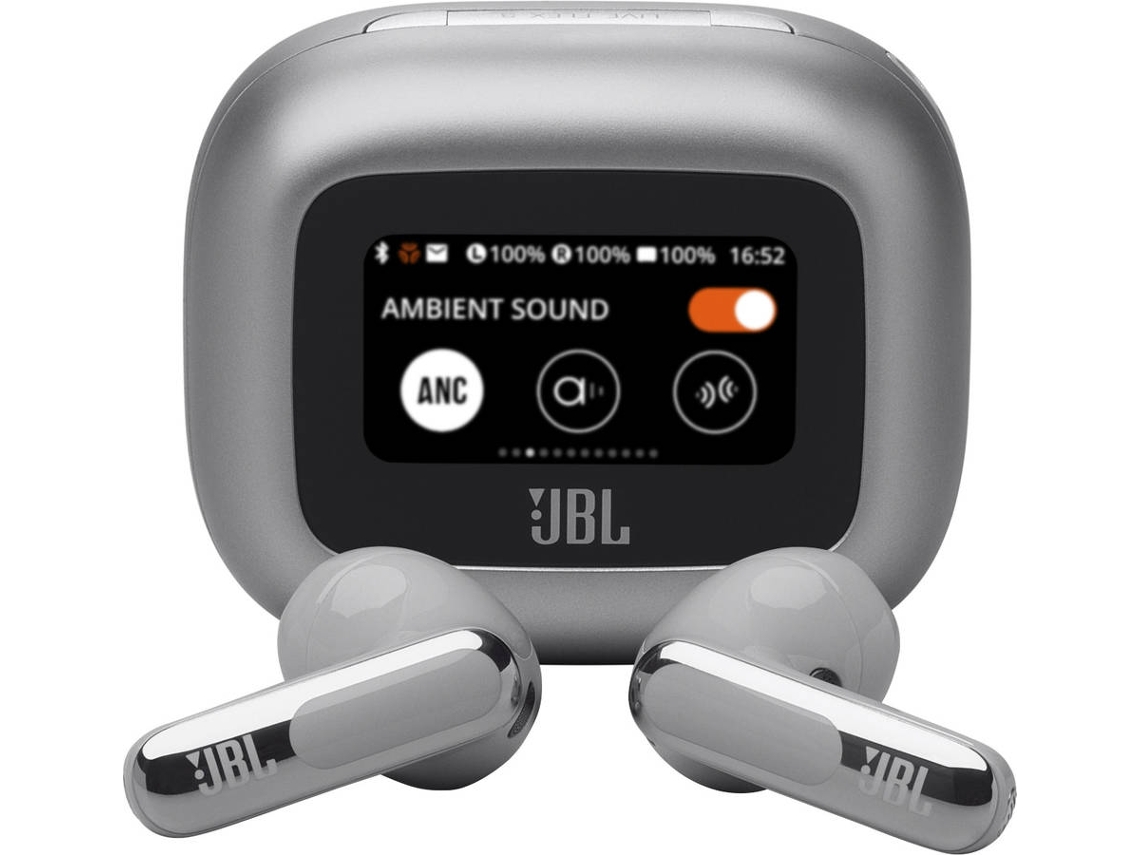 Auriculares Bluetooth True Wireless JBL LIVE FLEX 3 (In Ear - Micrófono - Noise Cancelling - Morado)