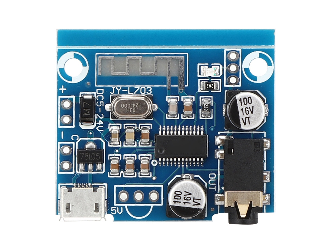 Módulo Receptor De Audio 5.0 Placa Decodificadora Mp3 Amplificador De Altavoces Diy Para Coches