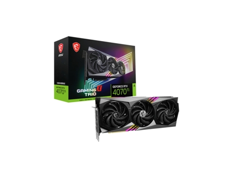Tarjeta Gráfica MSI Geforce Rtx 4070 Ti Gaming X Trio (12 GB - GDDR6X)