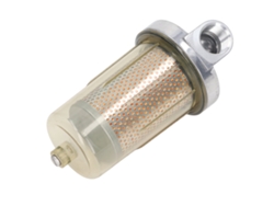 Filtro De Combustible Transparente De 1,3 Pulgadas Para Gasolina Y Diésel Con Filtración De 30 Μm Y Válvula De Drenaje.