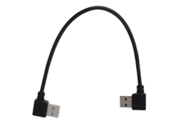 Vlrla-2026novocable De Datos Usb3.0 De 25 Cm Con Conexión Macho A Macho En Ángulo De 90°