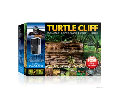 Filtro y roca para tortugas acuáticas EXO TERRA Turtle Cliff, S