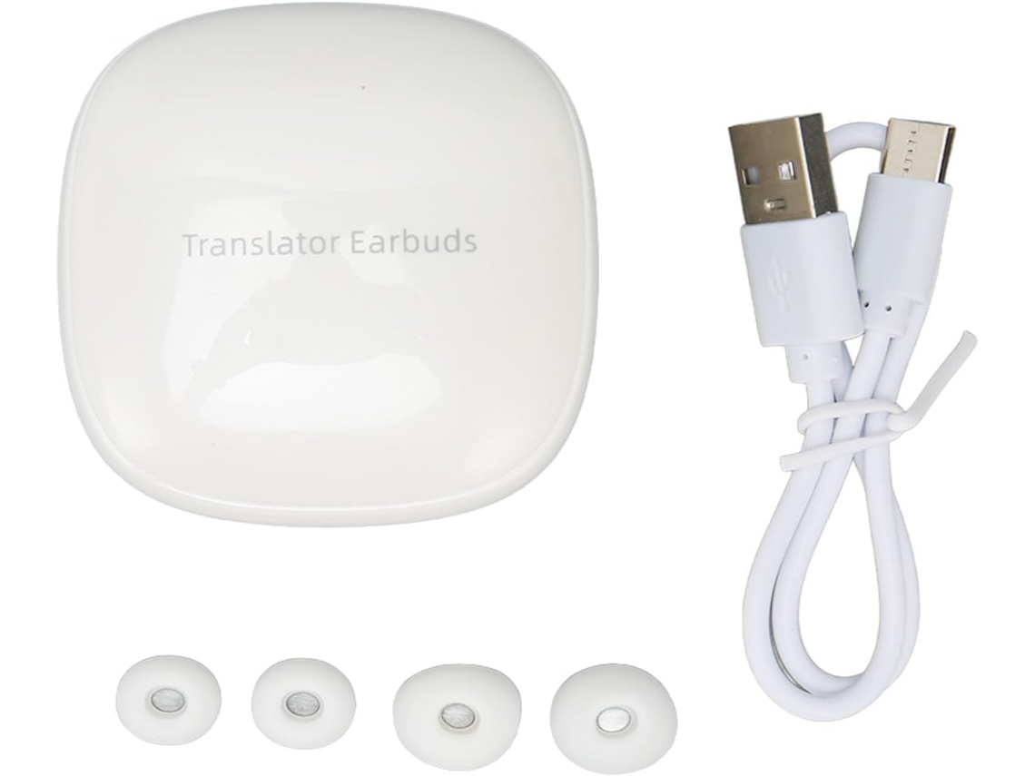 Auriculares Traductores De Idiomas Con 74 Idiomas, 70 Acentos Y Traducción En Línea.