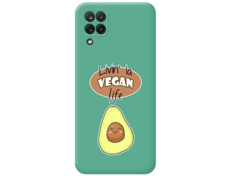 Carcasa Samsung Galaxy M12 TUMUNDOSMARTPHONE Silicona Líquida Dibujos Verde