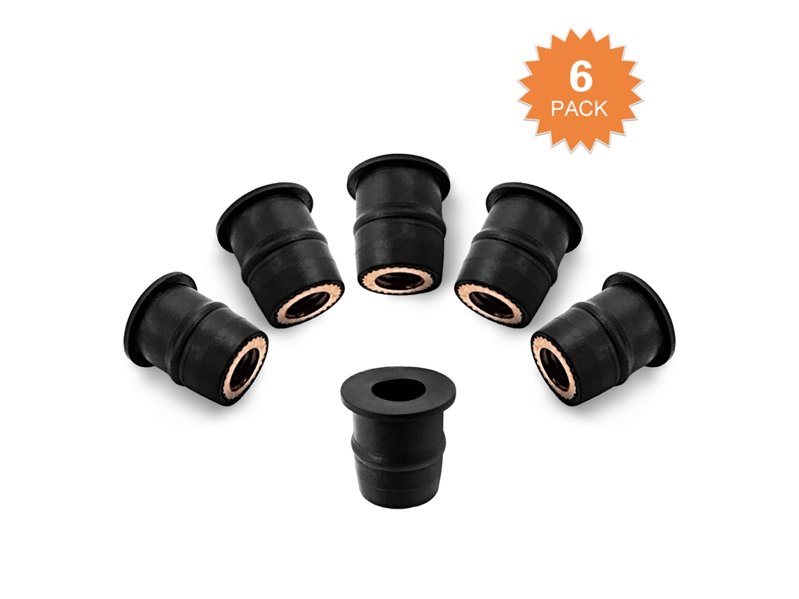 6 Tuercas De Goma Para Kayak, Canoa, Barco, Accesorios Marinos M4 M5 M6