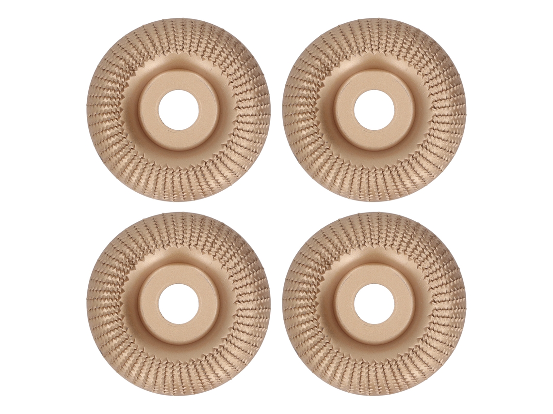4 Discos De Lijado De Acero Inoxidable De 16 Mm Para Carpintería: Lijado, Tallado Y Pulido De Madera.