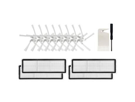 Para xiaomi dreame w10/w10 pro robot escova lateral peças de filtro hepa