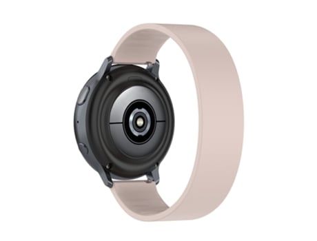 Correa de Silicona 20mm longitud de la banda 129mm para Samsung Galaxy Watch4 Classic 46mm 42mm/Watch4 44mm 40mm - rosa