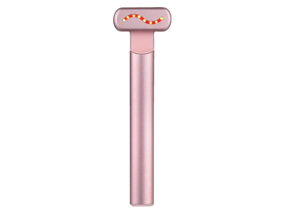 Varita facial de terapia de luz roja para rostro y cuello. Dispositivo facial de microcorriente para masaje facial antienvejecimiento.
