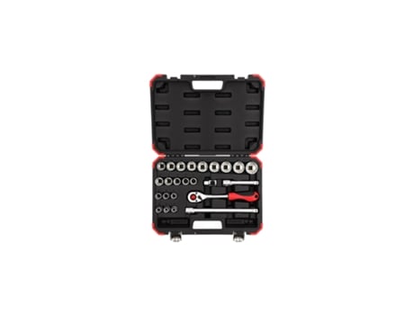 Juego De Llaves De Vaso 1/2 10 GEDORE RED R69013024 32 Mm, 24 Piezas (3300056)