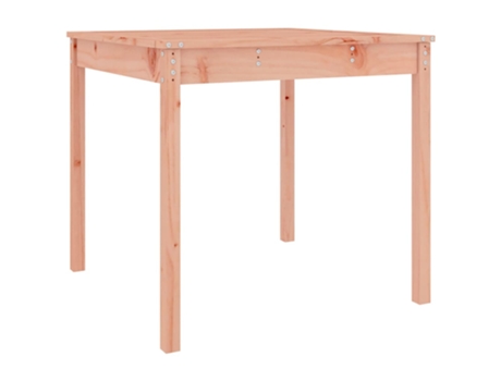 Mesa De Jardín VIDAXL Marrón Madera (82.5x82.5x76 cm)