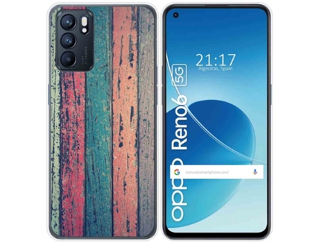 Carcasa Oppo Reno 6 5G TUMUNDOSMARTPHONE Dibujos Multicolor