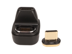 Adaptador Usb-c A Usb-c En Forma De U, Carga Rápida Pd100w 40gbps 8k, Extensor Para Portátil