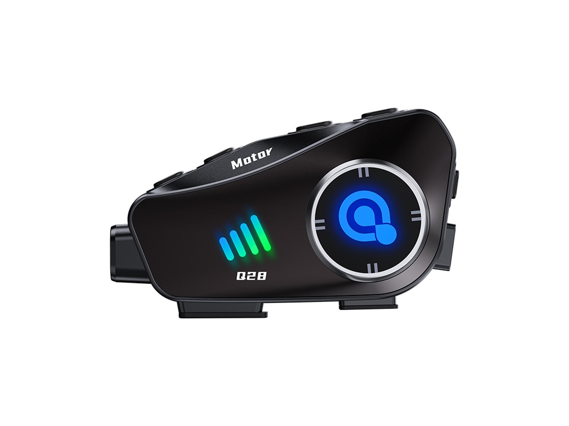 Auriculares Para Casco De Motocicleta Con Tecnología Inalámbrica 5.3, Cancelación De Ruido Dual, Ipx6, Para Compartir Música, 1000 Mah, Micr