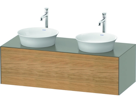 DURAVIT Tulip blanco, mueble de pared, ancho 1300 x fondo 550mm, con 1x extraíble, con tecnología tip-on, WT4978B