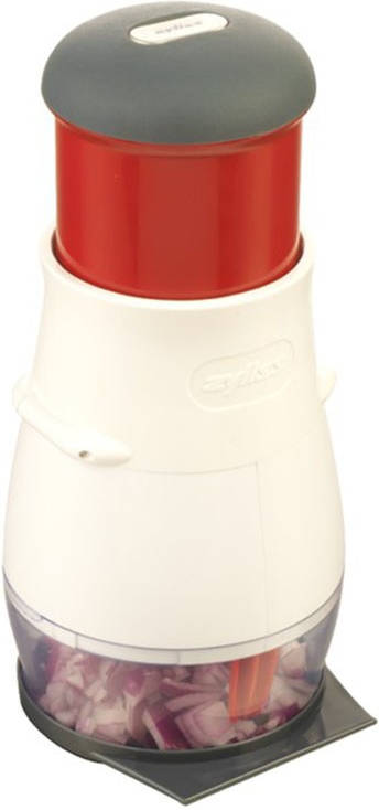 Zyliss Zc E10402 picadora blanco y rojo centimeters acero inoxidable manual de alimentos