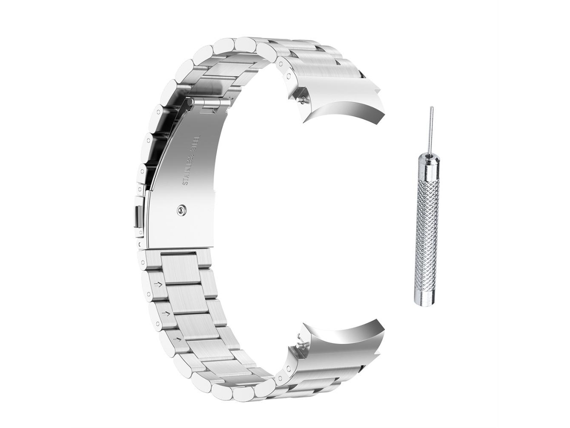 Brazalete De Acero Inoxidable Compatible Con Samsung Galaxy Watch4 De 40/44 Mm Y Watch4 Classic De 46/42 Mm.