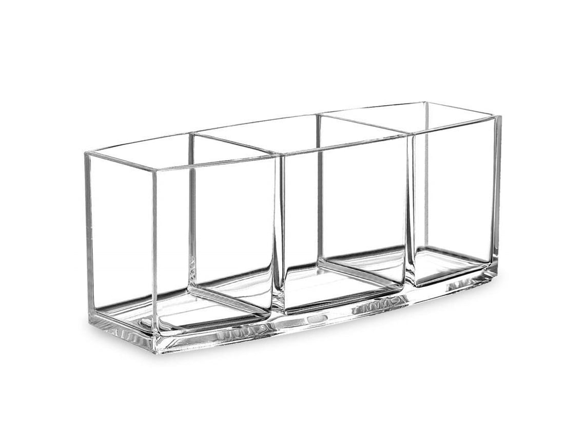 Organizador De Brochas De Maquillaje Linjou, Estuche Acrílico Transparente Para Almacenar Brochas Y Cosméticos