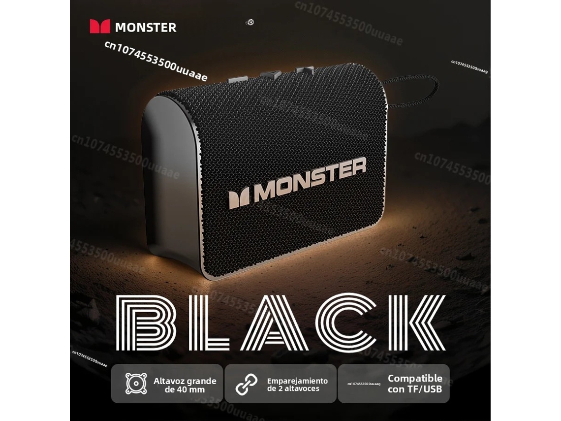 (negro) Altavoz Portátil Bluetooth 5.4 Para Exteriores X902