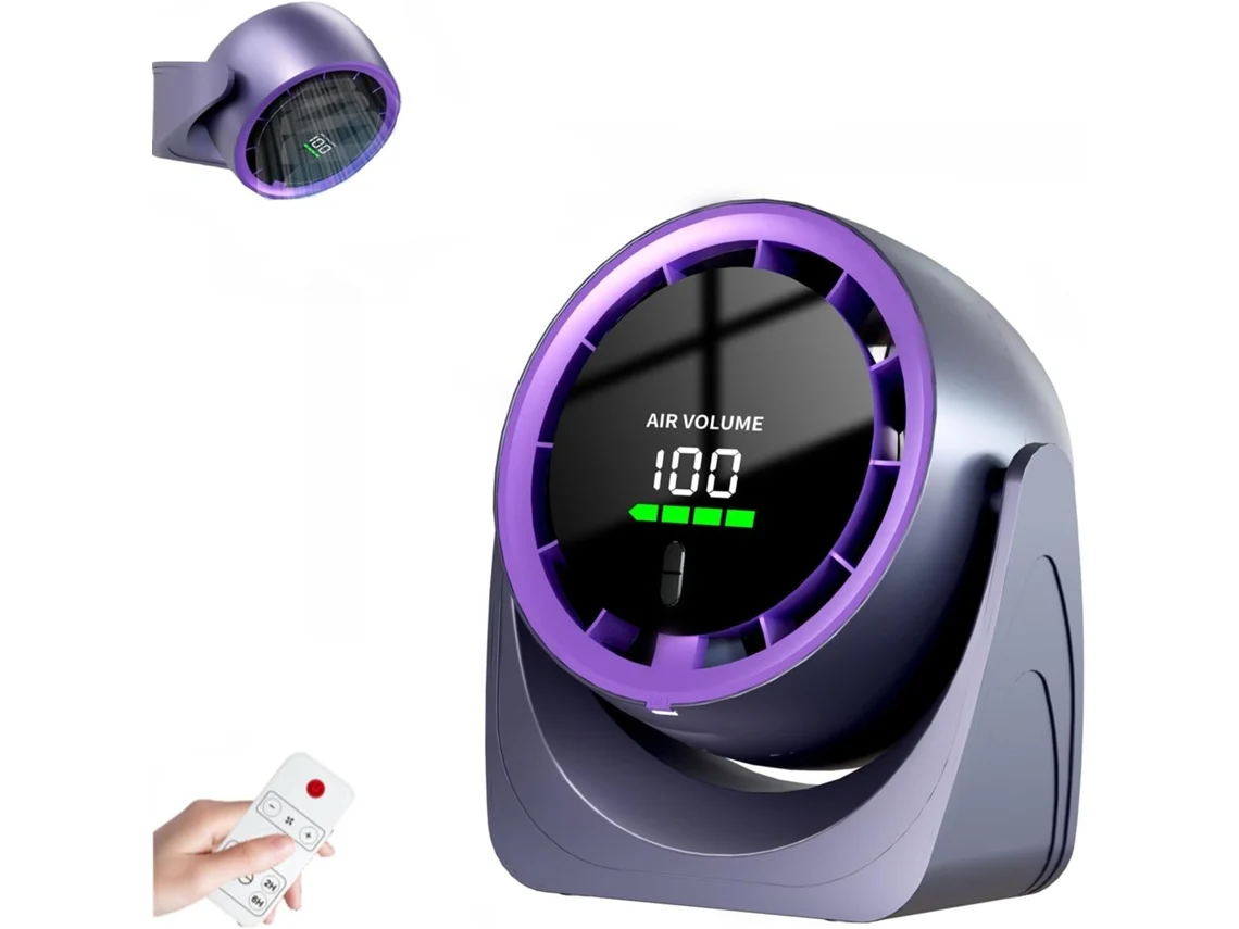 Mini ventilador MDUG, clip, portátil, silencioso, sem hélices