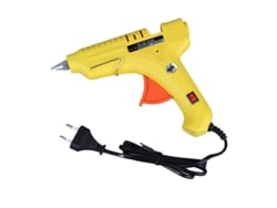 Pistola De Pegamento Termofusible Multifuncional De 80 W Para Uso Industrial Y Doméstico, Proyectos De Bricolaje, Color Amarillo.