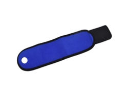 Muñequera deportiva Blue Gym para levantamiento de pesas