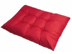 Cojín palet 120x50cm cojín del asiento europalets cojín de suelo infantil cojín de paleta exterior rojo SETGARDEN