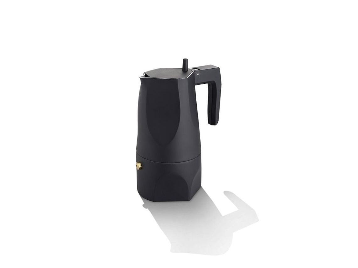 Cafetera ALESSI Ossidiana 150 ml Negro