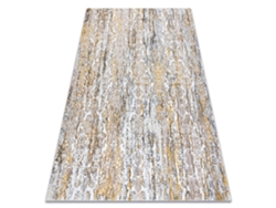 Alfombra Gloss Moderno 8487 63 Ornamento Elegante, Glamour Oro/Beige (80 x 150 cm)