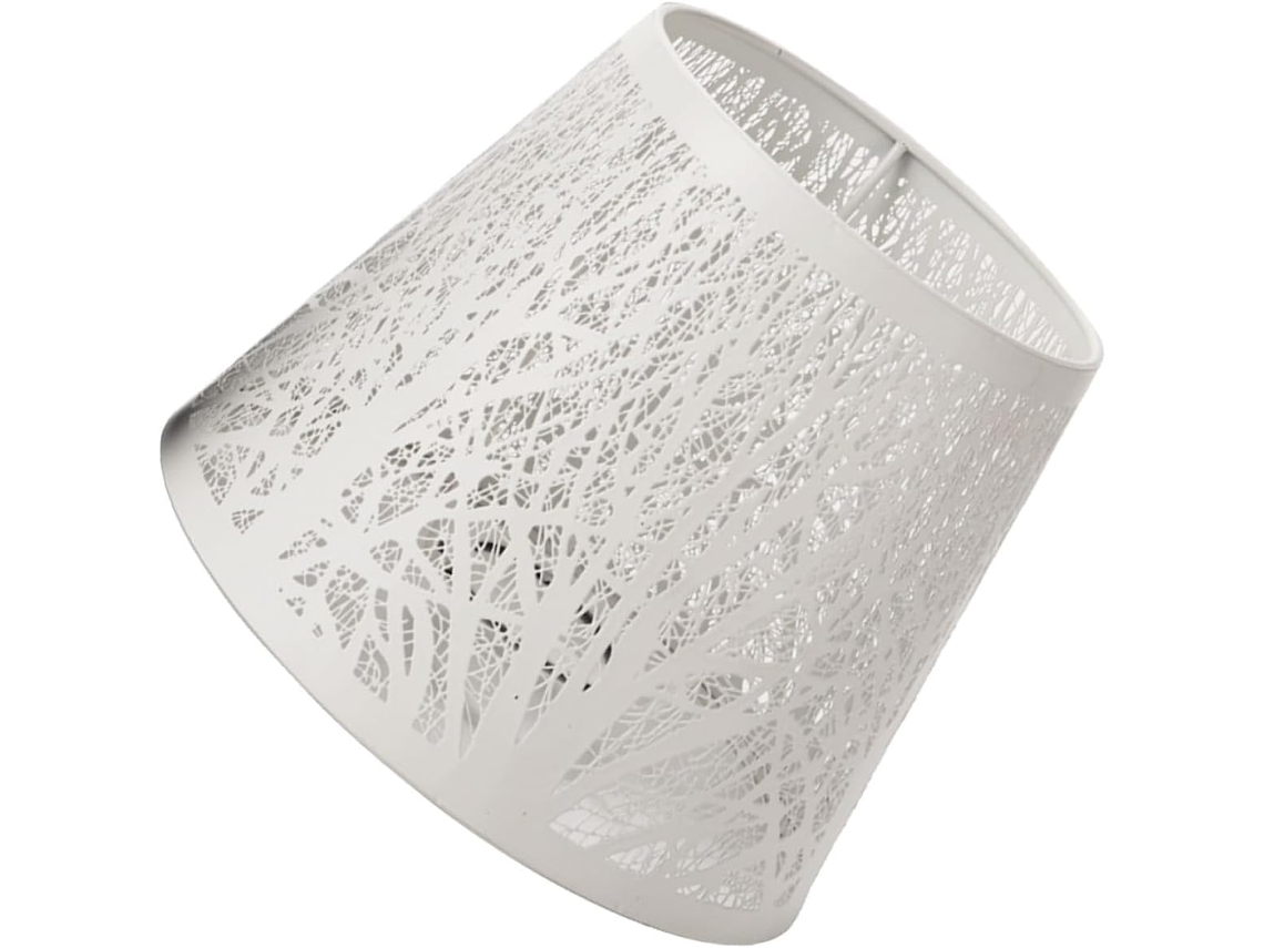 Lámpara De Mesa Metálica E27 Con Diseño De Árbol Calado, Accesorio De Iluminación Para Dormitorio.