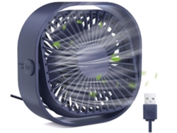 Usb | Oficina - Ventilador De Escritorio Usb De 5 W Y Bajo Nivel De Ruido, Con 13 Cm De Diámetro. Su Tamaño Compacto Lo Hace Ligero Y Fácil