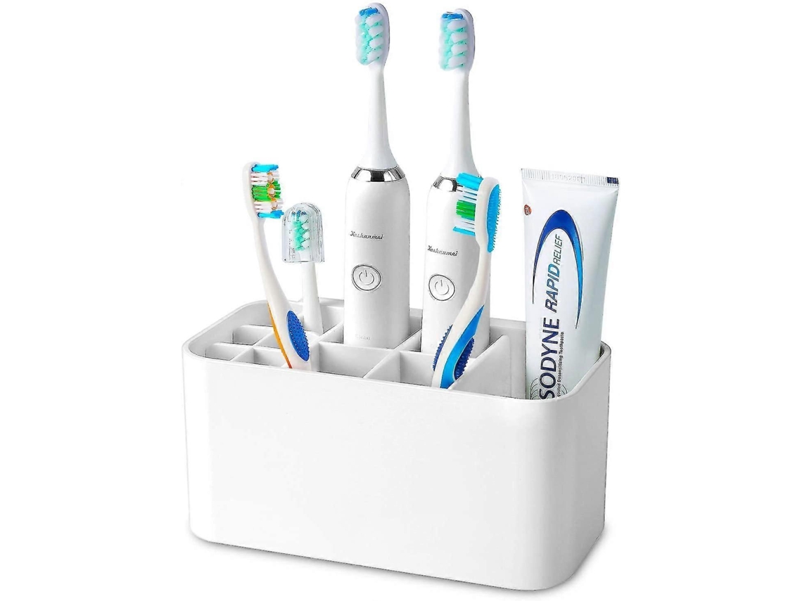 Portacepillos de pared para baño, portacepillos eléctrico, 4 cepillos de dientes, Nostalgia88