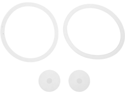 Tapas De Silicona Para Tazas De Té, Pp, 2 Juegos, Tapas De Repuesto Con Anillos De Sellado Y Diseño Antifugas.