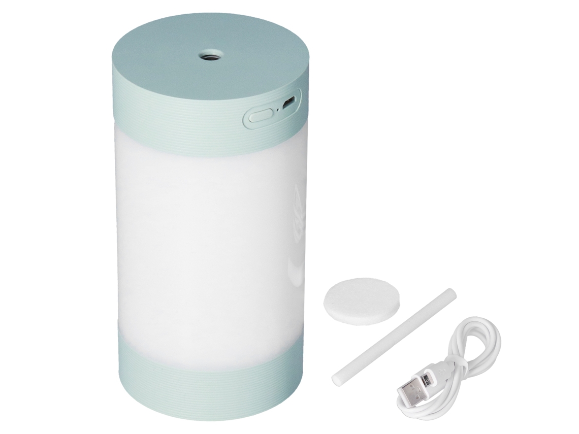 Humidificador de aire para coche Mdug de 300 ml con USB, gran capacidad, luz LED y aromaterapia (verde)