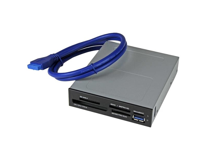 Lector de Tarjetas STARTECH.COM 35FCREADBU3 Negro y Metálico