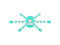 Ats-juguete Giróscopo Transformable Robot Cadena Diy Robótico Espiral Deformable Antiestrés Para Niños Y Adultos