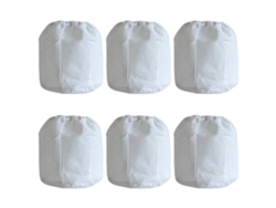 Saco de filtro hepa de malha de filtro universal para aspirador de pó 6 peças