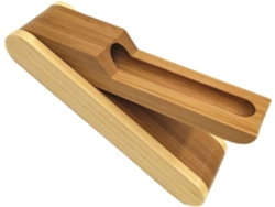 Estuche Para Lápices De Bambú Nuobesty, Caja Plegable Para Bolígrafos, Caja Para Artículos De Papelería, Portalápices
