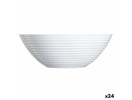 Bol Luminarc Harena Multiusos Blanco Vidrio (16 cm) (24 Unidades)