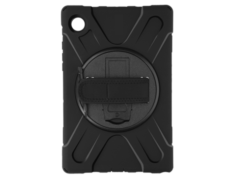 Carcasa híbrida Samsung Tab A8 10.5 Asa giratoria Bandolera Negra AVIZAR