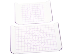 Tabla de amasar arcilla acrílica transparente, 2 piezas. Slowmoose