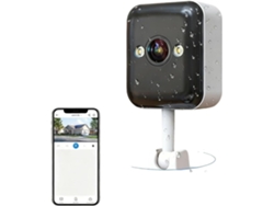 Mini Cámara De Seguridad Ip 2k, Vigilancia Wifi Exterior Con Zoom Digital.