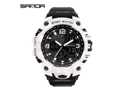 Reloj de cuarzo MDUG de estilo coreano, estilo estudiantil, esfera 3D, resistente al agua (blanco, rosa, rojo).