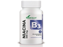 Vitamina B3 30 Comprimidos Lib Sostenida Soria Natural