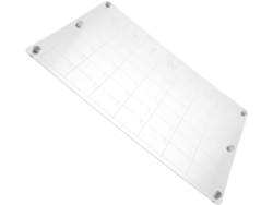 Pizarra magnética borrable para refrigerador, calendario acrílico reutilizable para organizar y planificar la cocina Gokoco
