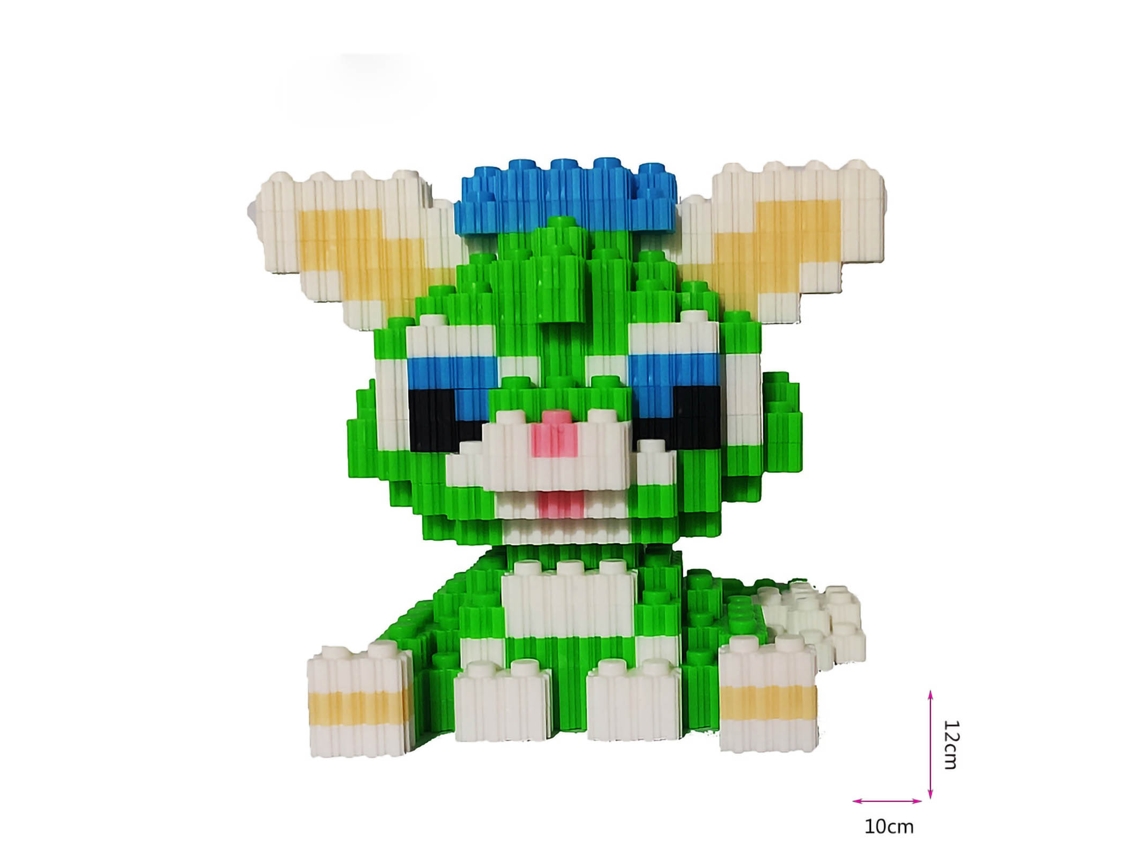 Conjunto De Bloques De Construcción Para Niños Figuras De Animales Cuter Cartoon Juguete Educativo6088