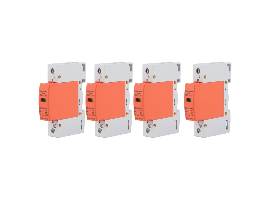 4 Protectores Contra Sobretensiones, 1 Unidad, Para Riel Din, 420 V, Pararrayos, Para El Hogar.