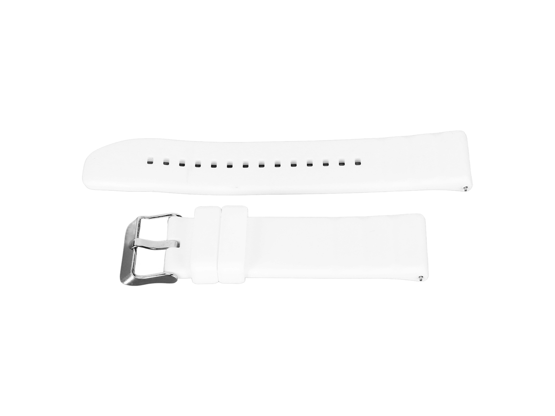 Correa de silicona para smartwatch con sistema de liberación rápida para Amazfit GTR 4 (blanca)