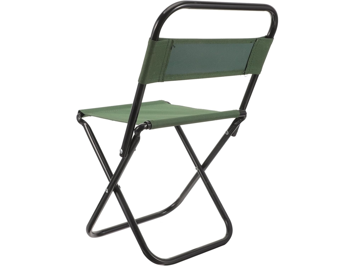 Silla Plegable Compacta Amosfun, Verde, Resistente Ideal Para Acampar Camping